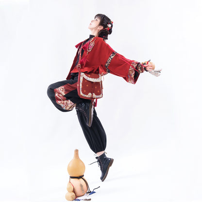 Modern Ming Dynasty Chinese New Year Festival Hanfu | Little God of Wealth 小财神