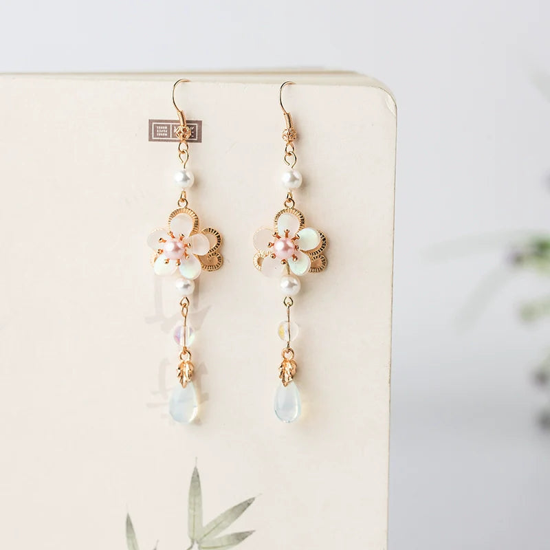 Spring Floral Earrings | Hanfu Jewelry