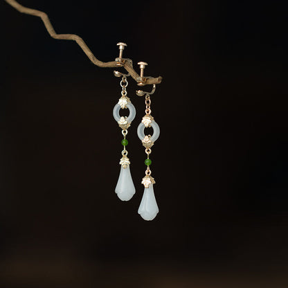Magnolia Antique Earrings | Hanfu Jewelry