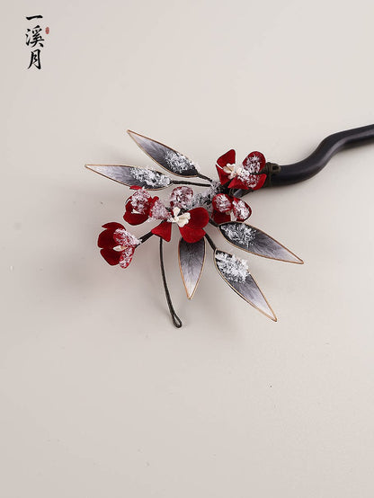 Falling Snow and Plum Blossom Hair Stick | Hanfu Hair Accessory