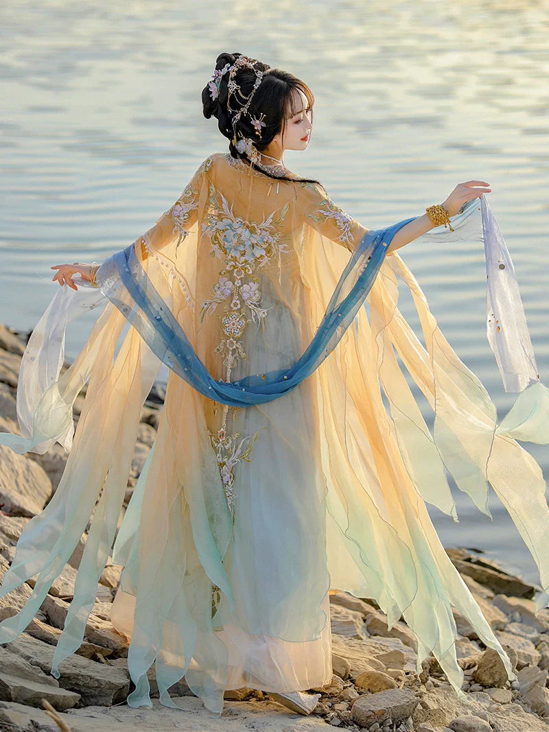 Xianshu 仙姝 - Tang Dynasty Style Hanfu Dress Heziqun