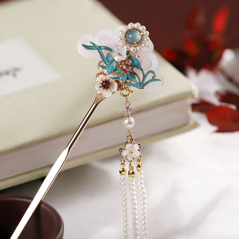 Falling Flowers Hair Stick | Traditional Chinese Hair Accessory
