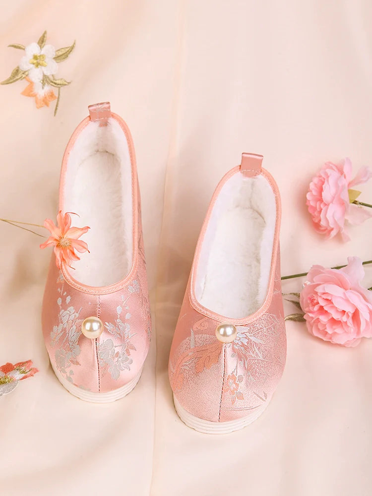 Grace - Chinese Style Brocade Hanfu Shoes