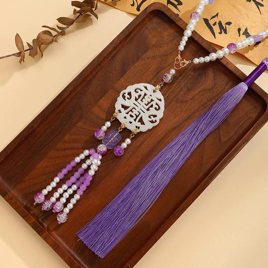 Ziyan necklace, pendant detail