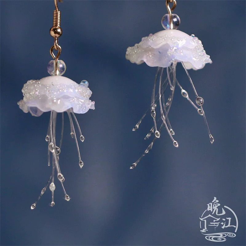 Jellyfish Earrings | Hanfu Jewelry