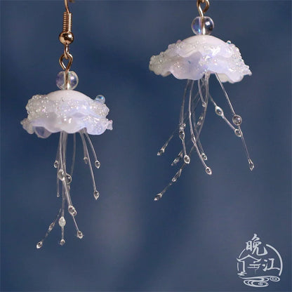 Jellyfish Earrings | Hanfu Jewelry