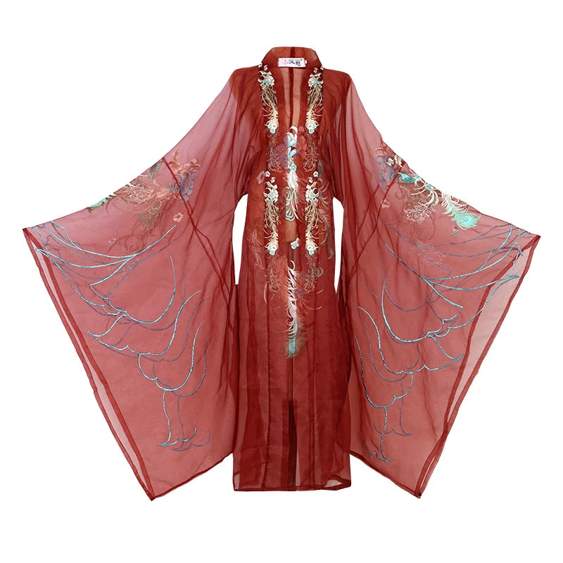 Fengpan Golden Thread 凤盘金缕 - Tang Dynasty Style Qixiong Ruqun (Preorder)
