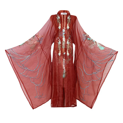 Fengpan Golden Thread 凤盘金缕 - Tang Dynasty Style Qixiong Ruqun (Preorder)