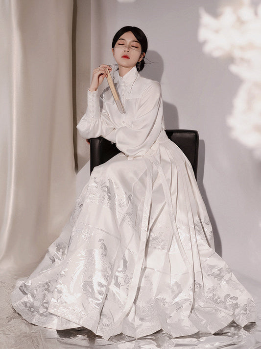 Ming Dynasty Modern Hanfu and Mamianqun - Chasing the Light 逐光