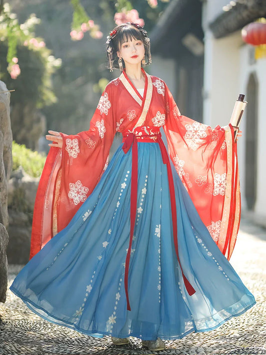 Wei Jin Dynasty Qiyao Ruqun Hanfu | Talia
