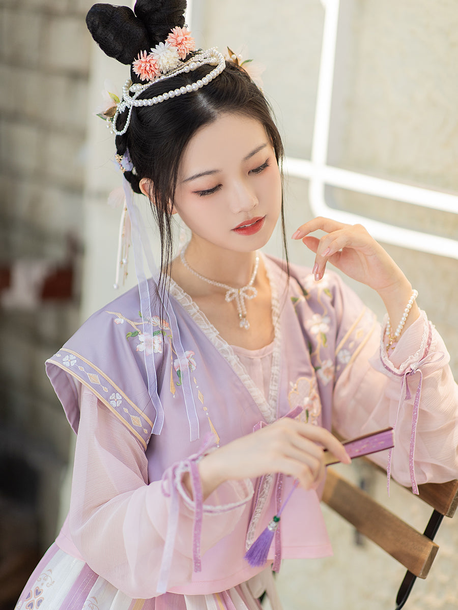 Flower Collector 花间集- Tang Dynasty Style Beizi Qiyao Ruqun
