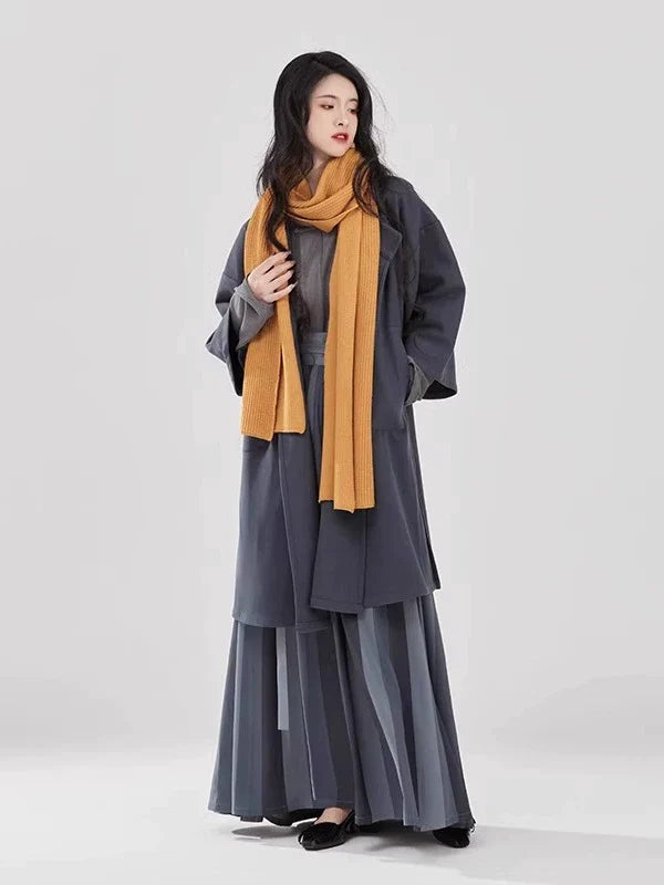 Tang Dynasty Modern Hanfu Set - Daise 黛色 (Preorder)
