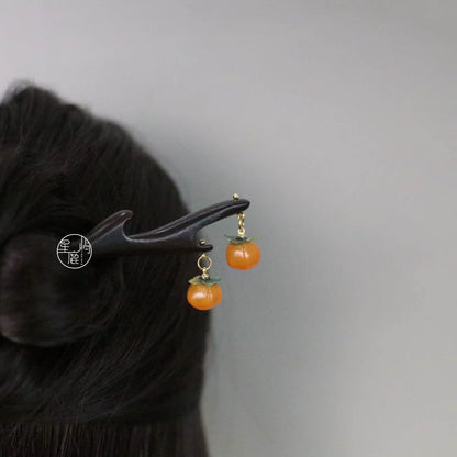 Hanging Pumpkins Hair Stick | Traditional Chinese Hair Accessory
