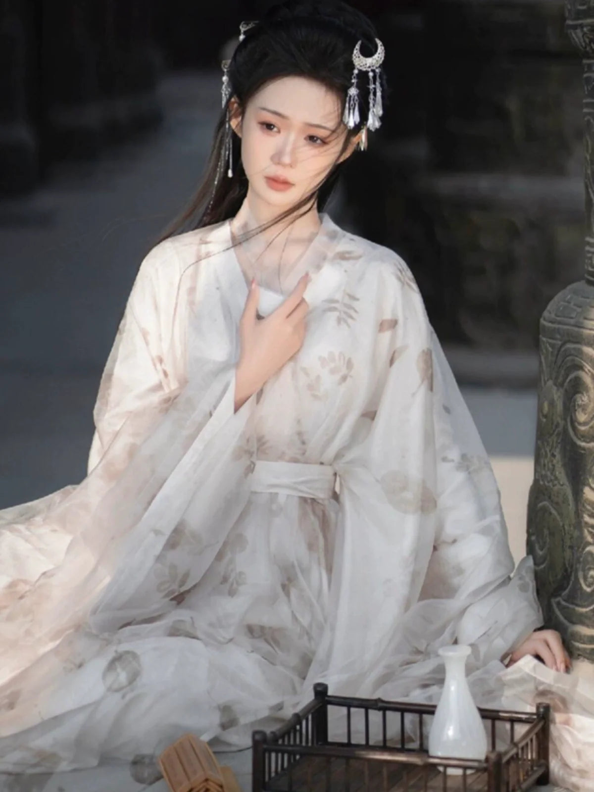 Wei Jin Dynasty Qiyao Ruqun Hanfu | Zhiqiu