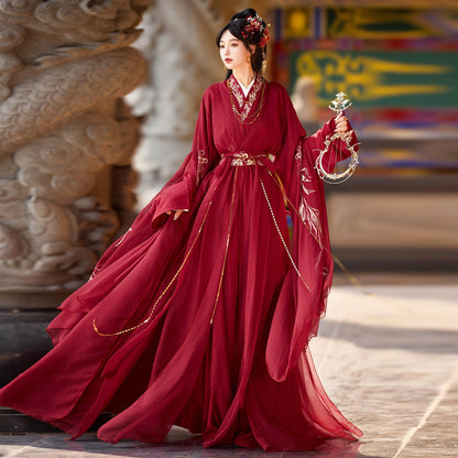 Wei Jin Dynasty Qiyao Ruqun Hanfu | Evening Star 辰星