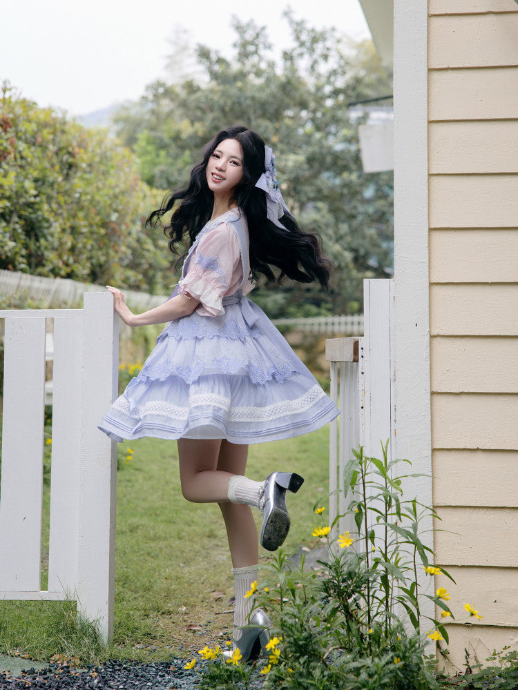 New Chinese Style Fairy Summer Blouse and Dress - The Sound of Berry Bells 莓铃之声