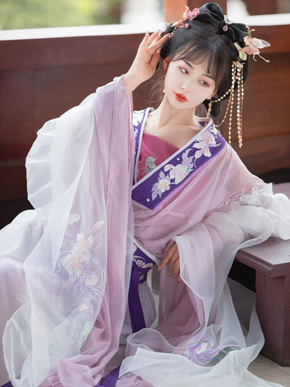 Wei Jin Dynasty Qiyao Ruqun Hanfu | Fialova