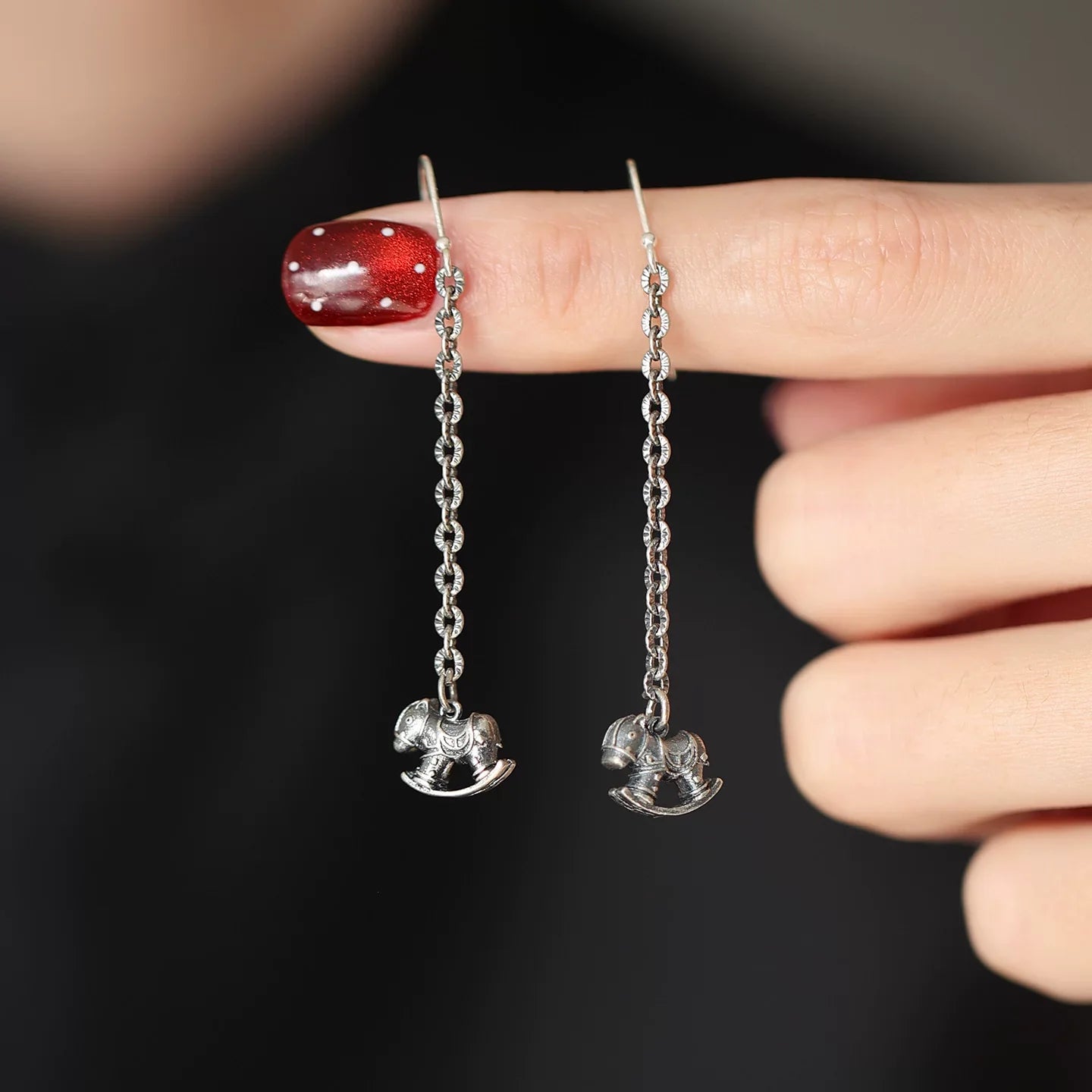 Rocking Horse Earrings | Hanfu Jewelry