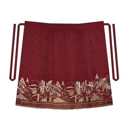 Ming Dynasty Modern Hanfu for Chinese New Year Festivals - Thousand Miles 万里
