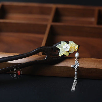 Golden Scales Hair Stick | Hanfu Hair Accessory