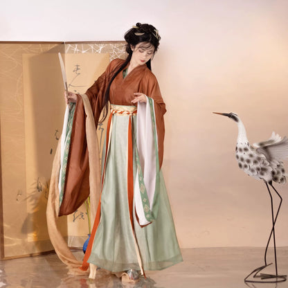 Wei Jin Dynasty Qiyao Ruqun Hanfu | Jiuyi 九翊