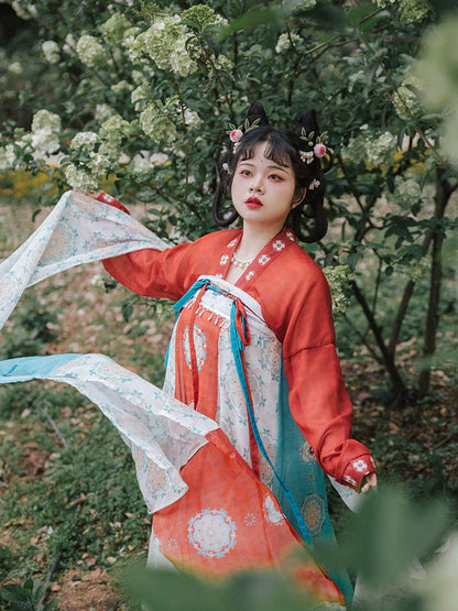Qingping - Tang Dynasty Hanfu Matching Set