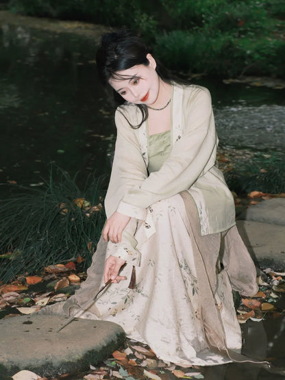 Pine 绿萝 - New Chinese Style Outfit