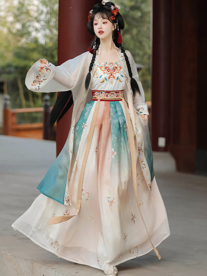 Jin Yudie 锦玉蝶 - Song Dynasty Style Qiyao Ruqun Hanfu