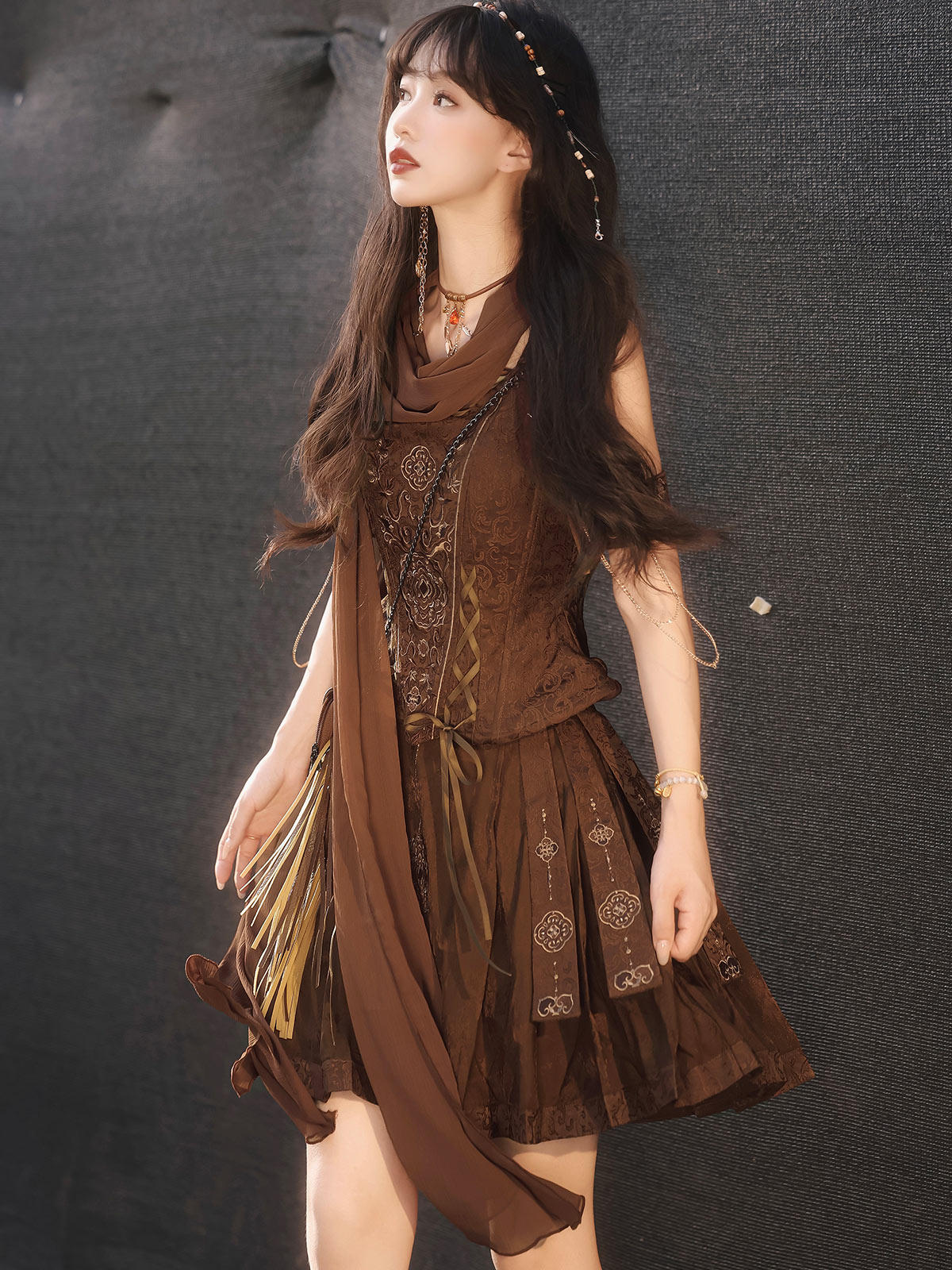 Floating Sands | Bustier with Ming Dynasty Style Mamianqun