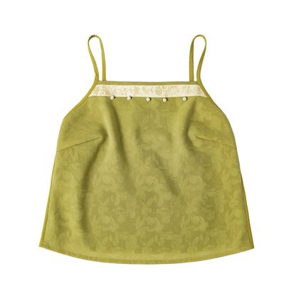Green Wilds | Modern Song Dynasty Hanfu with Floral Pleated Skirt