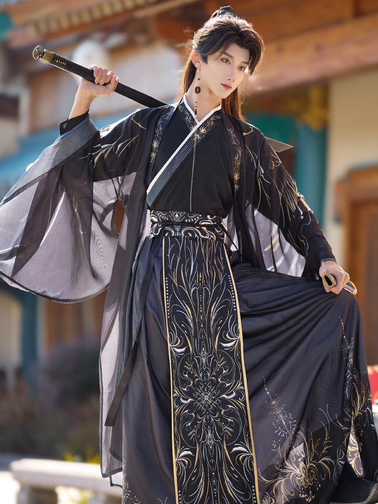 Traces of Stars | Wei Jin Dynasty Hanfu Set
