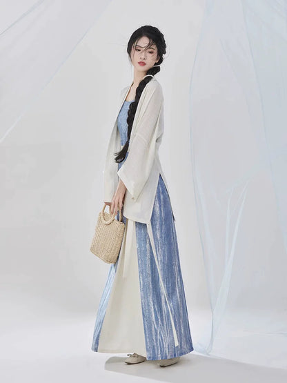 Song Dynasty Modern Hanfu - Sea Breeze Sketch 海风写生 (Preorder)