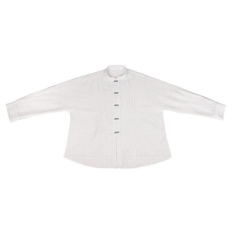 Chinese Long Sleeve Top & Sheer Mamian Skirt Outfit | Oriental Bone 东方骨