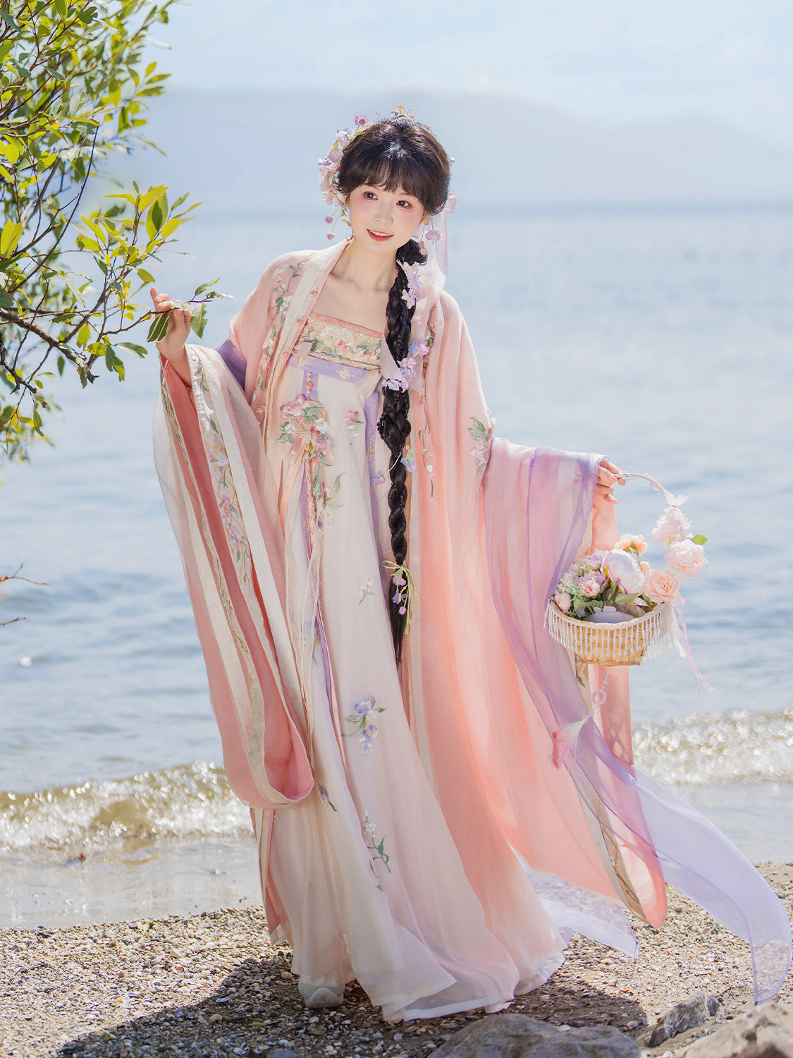 Chuntian Hua 春田花 - Fairy Spring and Summer Daily Tang Dynasty Style Qixiong Ruqun
