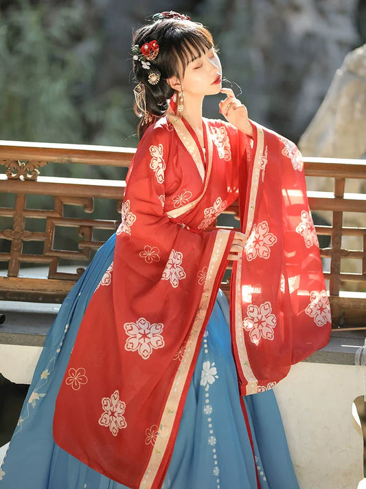 Wei Jin Dynasty Qiyao Ruqun Hanfu | Talia