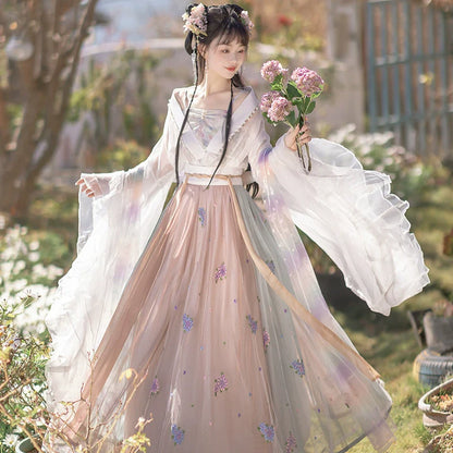 Wei Jin Dynasty Qiyao Ruqun Hanfu | Luo Shen 洛神