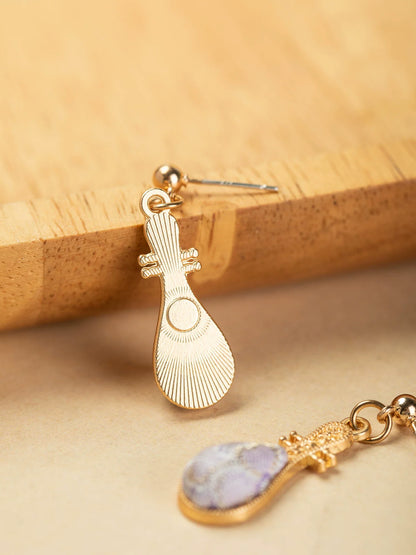 Pipa Music Earrings | Cheongsam Jewelry
