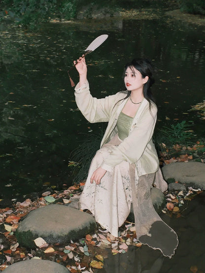 Pine 绿萝 - New Chinese Style Outfit