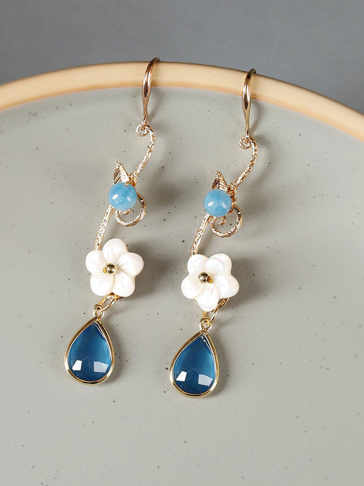 Water Lily Earrings | Cheongsam Jewelry