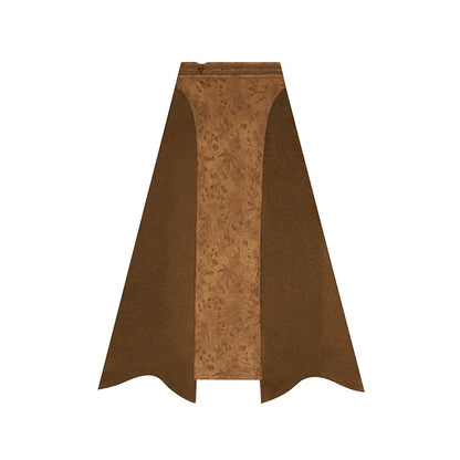 New Chinese Style Women Long Sleeve Top & Asymmetrical Hanfu Inspired Skirt - Luotong Pass 洛潼关 (Preorder)