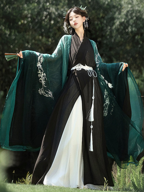 Wei Jin Dynasty Men and Women Hanfu Robe | Star River 水揽星河