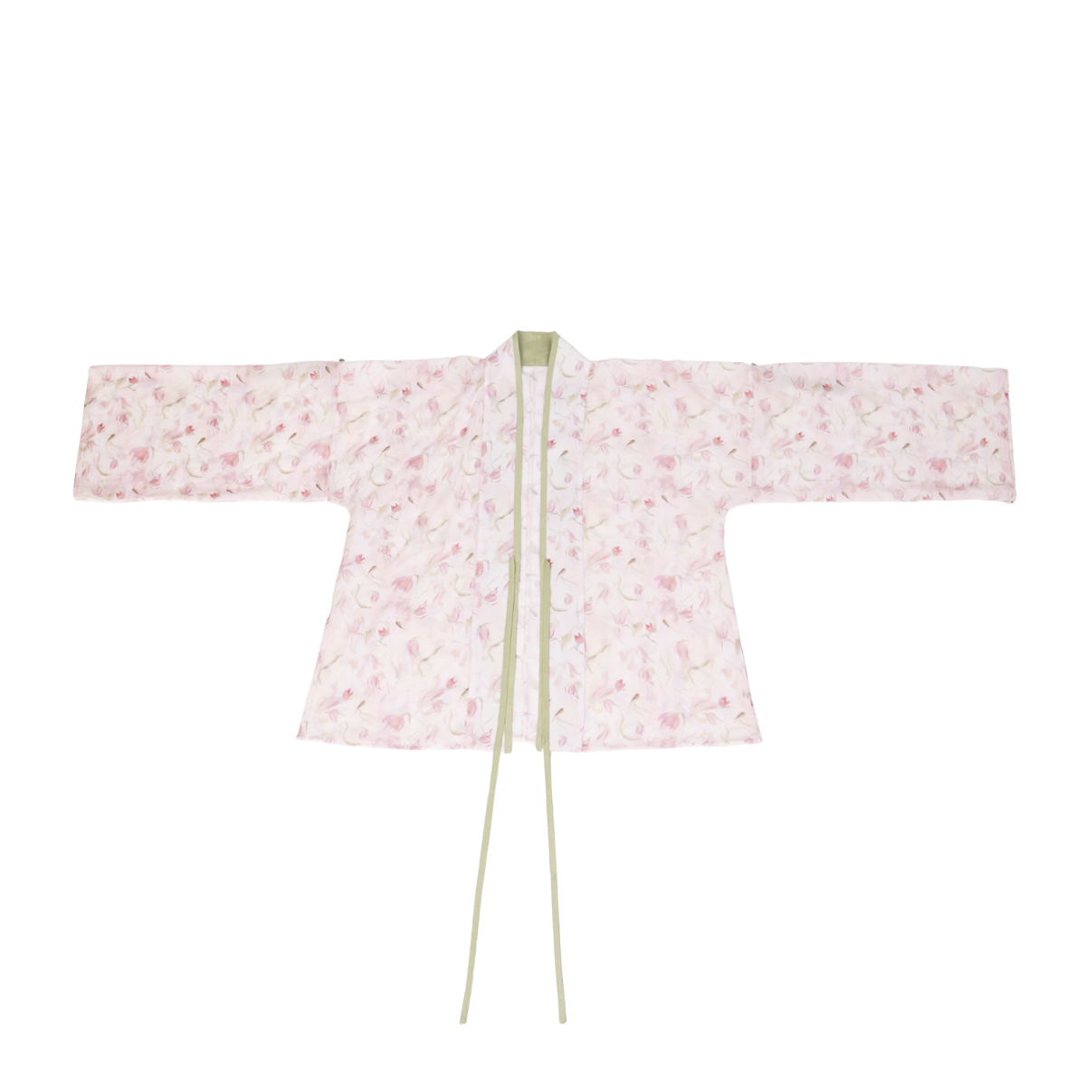 Song Dynasty Modern Hanfu Tencel Cardigan and Elastic Skirt - Four Seasons 四时春 (Preorder)