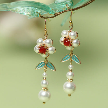 Plum Blossoms Palace Earrings | Hanfu Jewelry