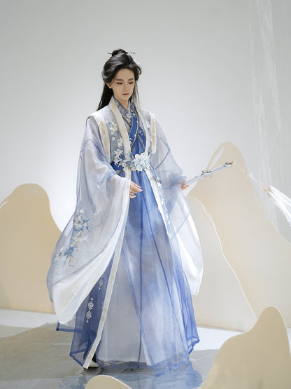 Sea Lilies Xianxia Hanfu Set | Chinese Fantasy Period Drama Style