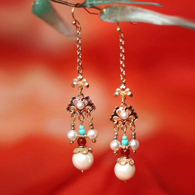 Gorgeous Tang Dynasty Earrings | Hanfu Jewelry