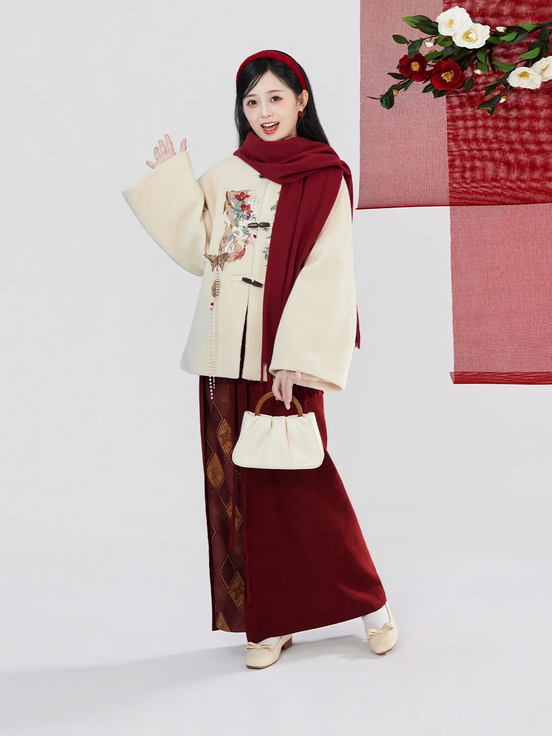 Song Dynasty Modern Hanfu for Chinese Festivals - Years and Scenery 辞岁景和 (Preorder)