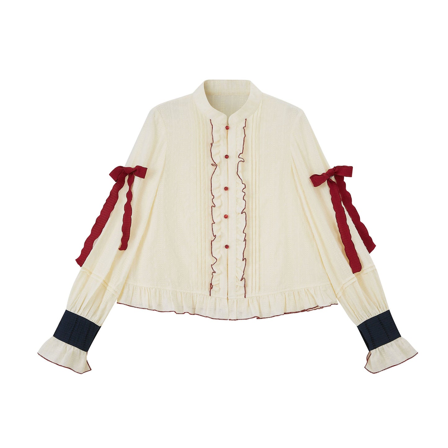 Ming Dynasty Snow White Modern Hanfu and Mini Mamianqun - Apple Crisp 苹果酥