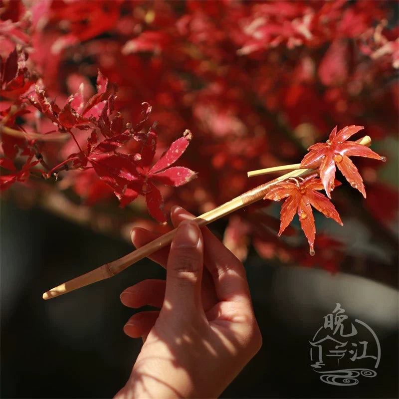 Maple Hair Stick | Ancient Chinese Hair Accessory