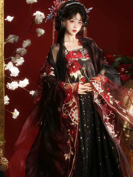 Moonset Stars 月落星辰 - Tang Dynasty Style Qixiong Ruqun (Preorder)