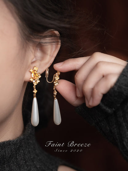 Osmanthus Fragrance Earrings | Cheongsam Jewelry